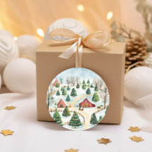 Paisagem russa de inverno com árvores de flores