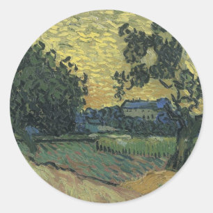 Adesivo Paisagem Van Gogh em Twilight