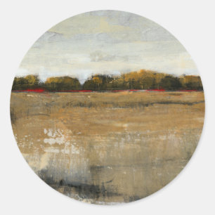 Adesivo Paisagem Verde do Campo Esmagável