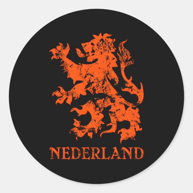 Adesivo Países Baixos Nederland Dutch Lion (Frente)