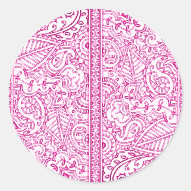 Adesivo Paisley Passion - Rosa (Henna) (Frente)