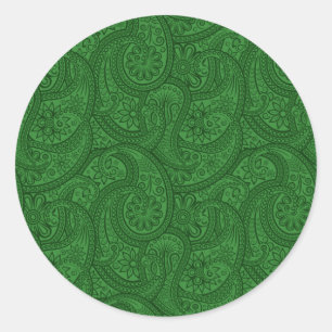 Adesivo Paisley verde
