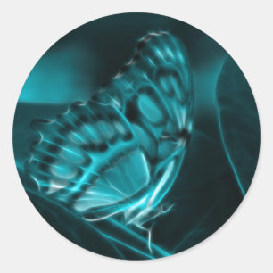 Adesivo Paixão da meia-noite, Beijos da Borboleta Azul