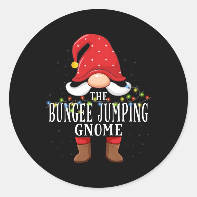 Adesivo Pajama da família Bungee Jumg Gnome (Frente)