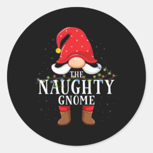 Adesivo Pajama da família natalícia Gnome travessa