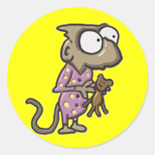 Adesivo Pajama Monkey Stickers (Frente)