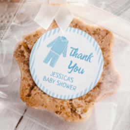 Adesivo Pajamas Breakfast Boy Baby Shower