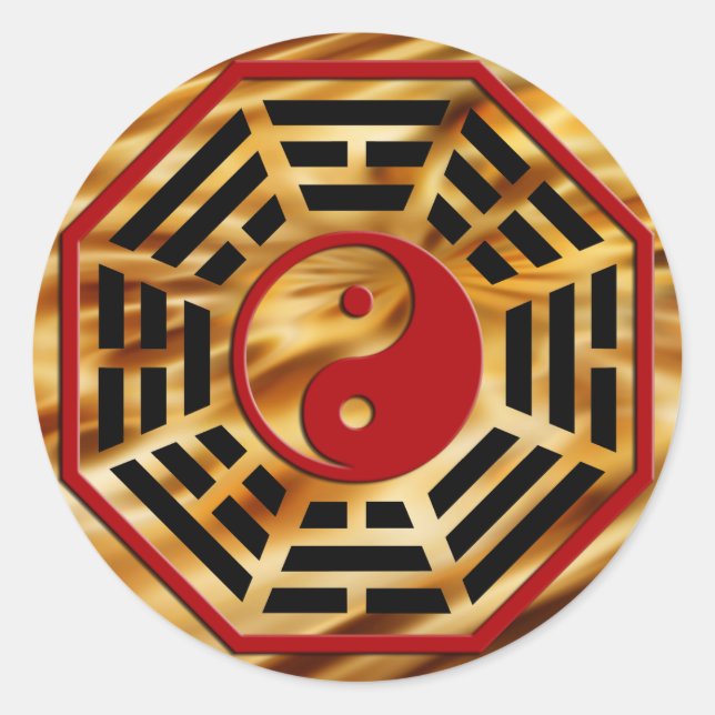 Adesivo PaKua | ondas laranja escuras (Frente)