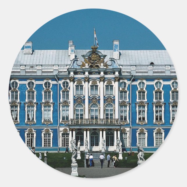 Adesivo Palácio de Catherine em Pushkin, St Petersburg, (Frente)
