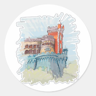 Adesivo Palácio Pena em Sintra, Portugal