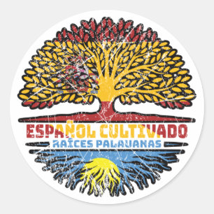 Adesivo Palau Palauan Espanha espanhola Bandeira Raiz