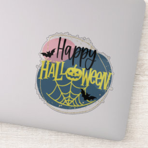 Adesivo Palavra de citação do Dia das Bruxas