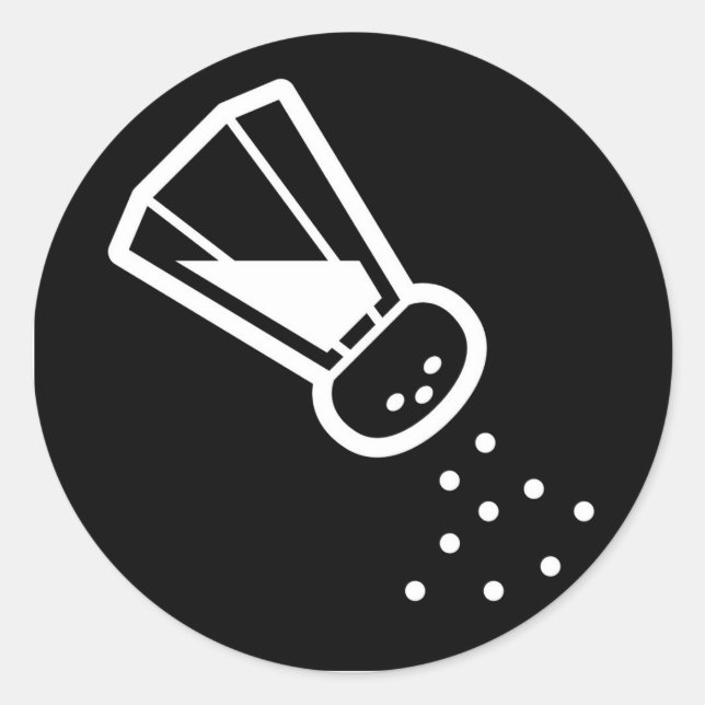 Adesivo Palavras-Círculo - Edição Sal Shaker (Frente)