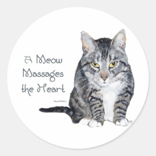 Adesivo Palavras de Sabedoria de Gato - Meow