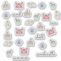 Palavras De Voo Do Caranguejo De Summer Beach