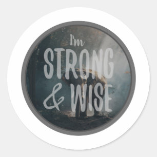 Adesivo palavras matinais motivadoras para a autoaceitaç