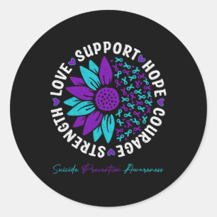 Adesivo Palavras Motivacionais Sunflower Prevention Aw