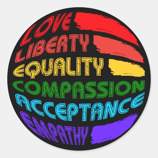 Adesivo Palavras Para Viver Por (Frente)