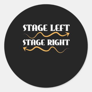 Adesivo Palco do Ator à Direita Palco Esquerda