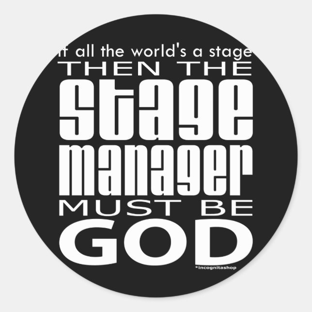 Adesivo Palco Manager Deus (Frente)