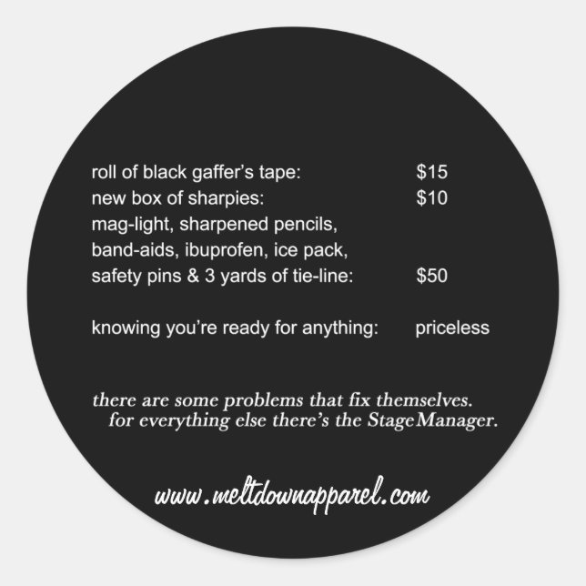 Adesivo Palco Manager Stickers (redondo) (Frente)