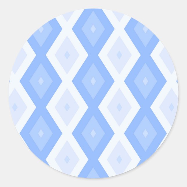 Adesivo Pale blue diamond pattern (Frente)