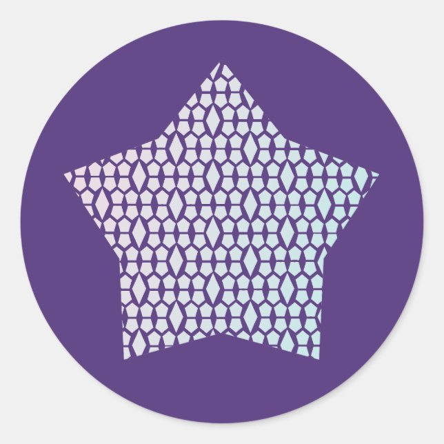 Adesivo Pale Pastel Dream Honeycomb e estrela do Diamond (Frente)