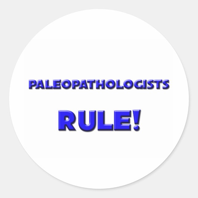 Adesivo Paleopatologistas Regra! (Frente)