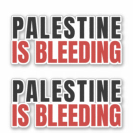 ADESIVO PALESTINA ESTÁ HEMORRANDO