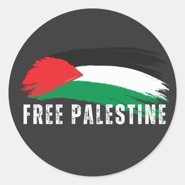 ADESIVO PALESTINA GRATUITA (Frente)