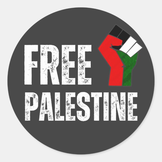 ADESIVO PALESTINA GRATUITA PALESTINA (Frente)