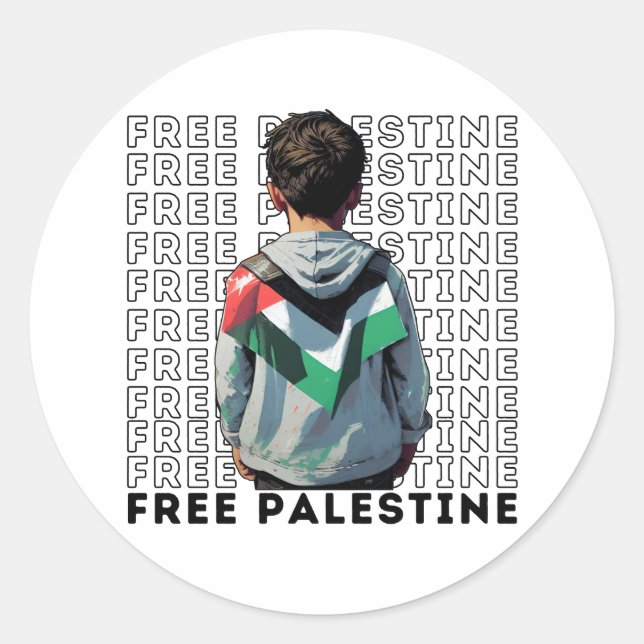 ADESIVO PALESTINA LIVRE (Frente)