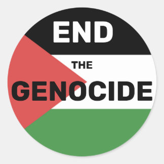 ADESIVO PALESTINA LIVRE TERMINA A BANDEIRA VERMELHA GENOCÍ