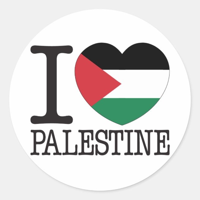 Adesivo Palestina Love v2 (Frente)