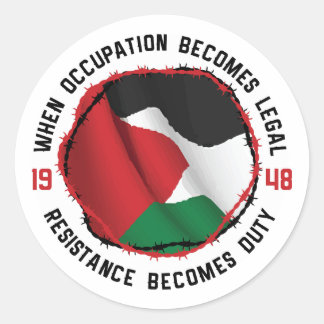 Adesivo Palestina Ocupação Resistência Palestina Bandeira
