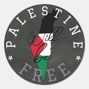 Adesivo Palestina será livre