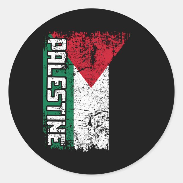 Adesivo Palestina Sinalizador Grande Palestina (Frente)