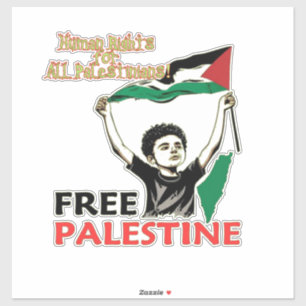 Adesivo Palestine Car Sticker, Palestina Flag Decal, Gaz