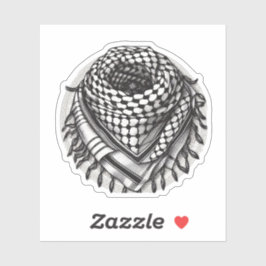 Adesivo PALESTINE keffiyeh