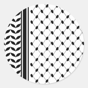 Adesivo Palestine Keffiyeh Pattern Scarf
