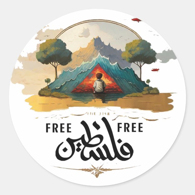 Adesivo Palestine Sticker (Frente)
