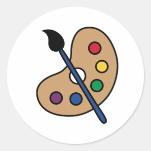 Adesivo Paleta de artistas