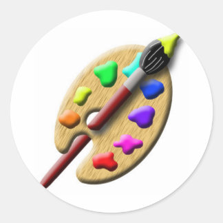 Adesivo Paleta de Tinta