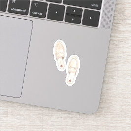 Adesivo palha de aquarela calçados Gucci slides