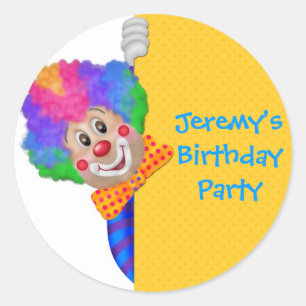 Adesivo Palhaço engraçado