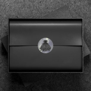 Adesivo Palhaço preto de fada gótica Vampy Glam Gótico S
