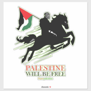 Adesivo Palheta-Carro Palestina, Decência da Bandeira Pale