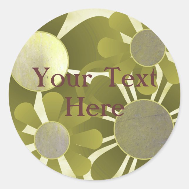 Adesivo Palhetas amarelas (Frente)