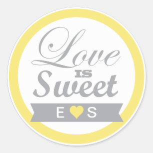 Adesivo Palhetas amarelas e Cinzas