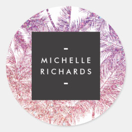 Adesivo Palhetas de cor rosa/púrpura e rosa